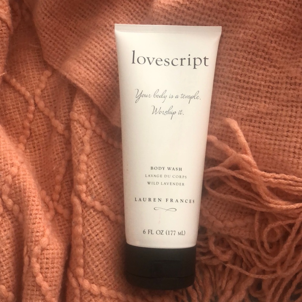 Lovescript body wash